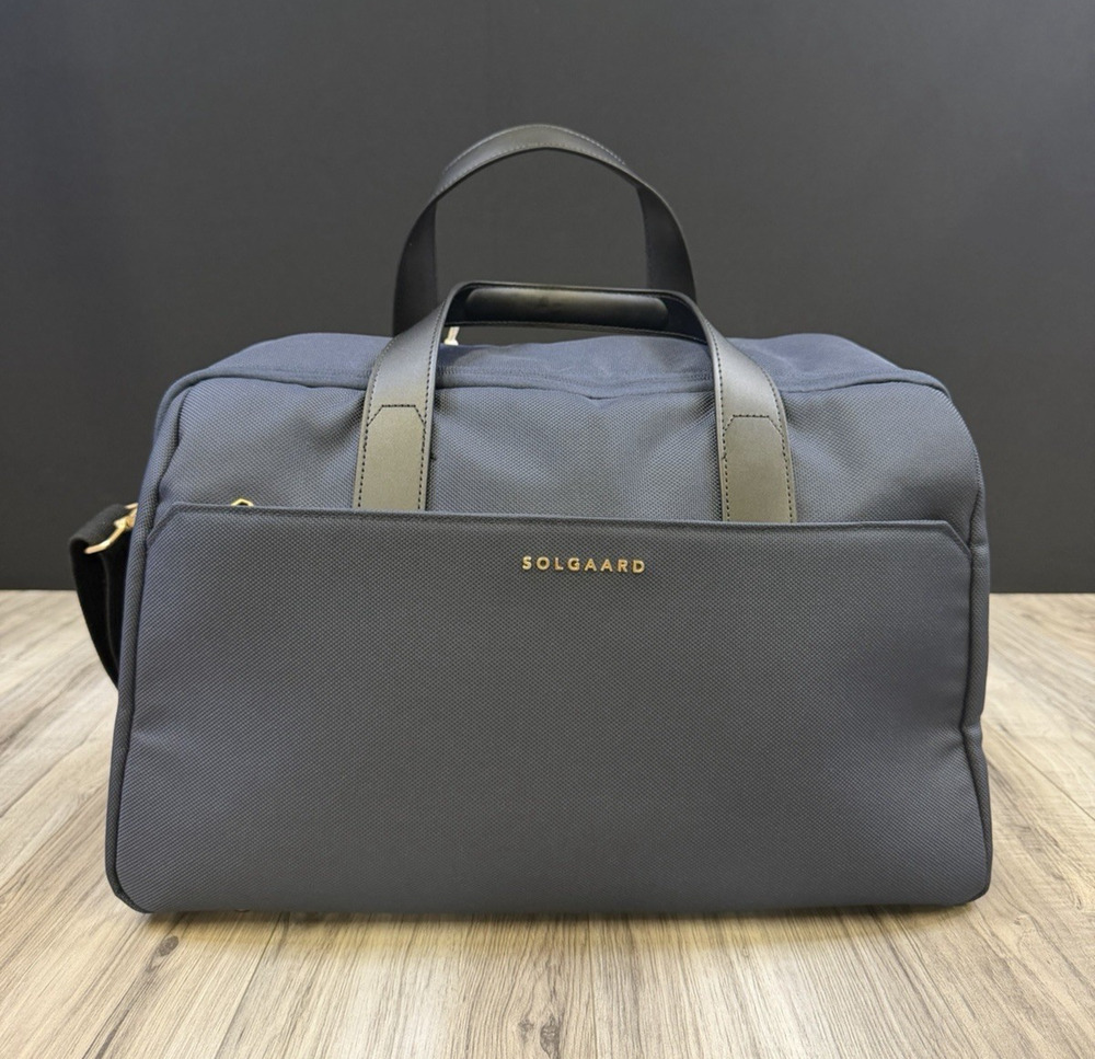 Solgaard The Voyager Ballistic Weekender Bag Atlantic Navy Copper Travel Bag NEW